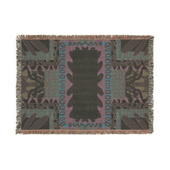 Abeille Creations - Adinkra Design Woven Blanket
