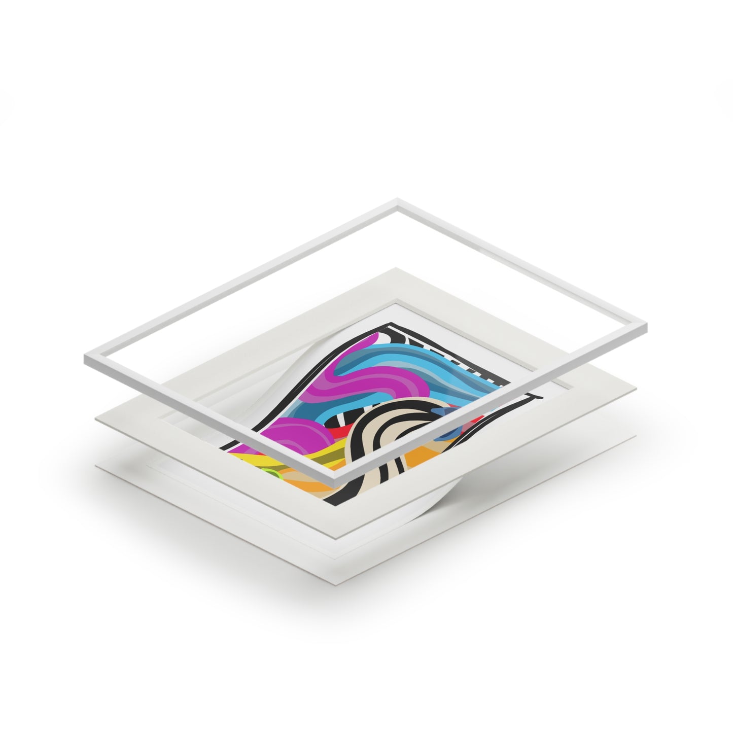 Semaki- Fine Art Prints (Passepartout Paper Frame)