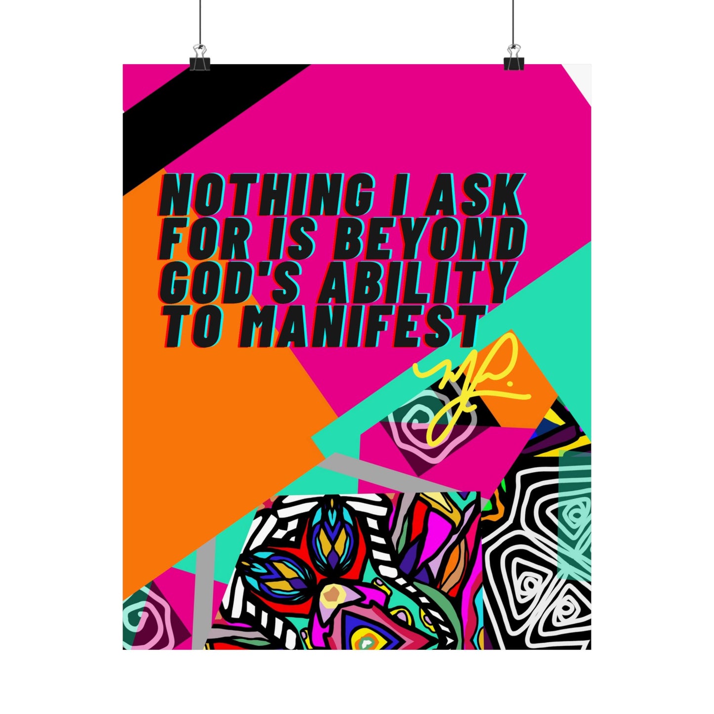 "Nothing I Ask For" - Premium Matte Vertical Poster