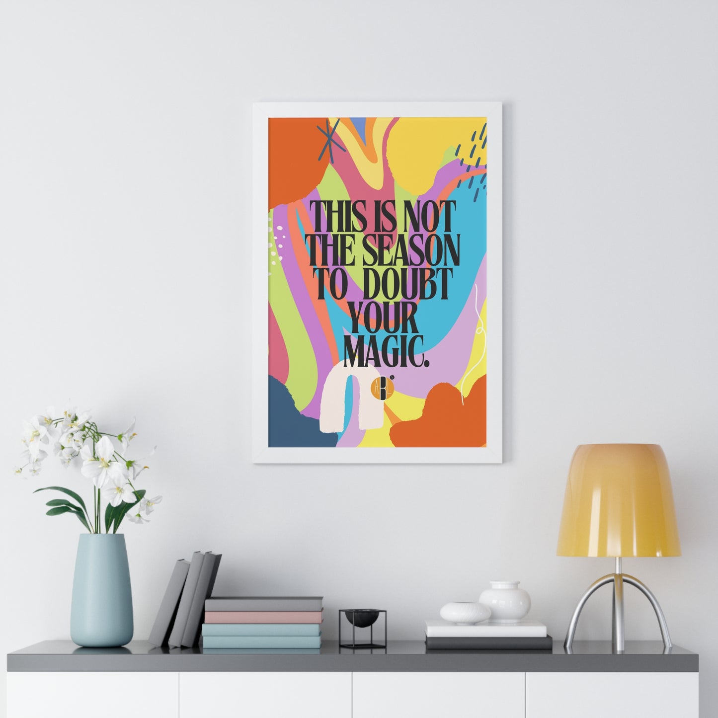 Load image into Gallery viewer, ABL Inspirational Framed Vertical Poster: &amp;quot; This is not....&amp;quot;