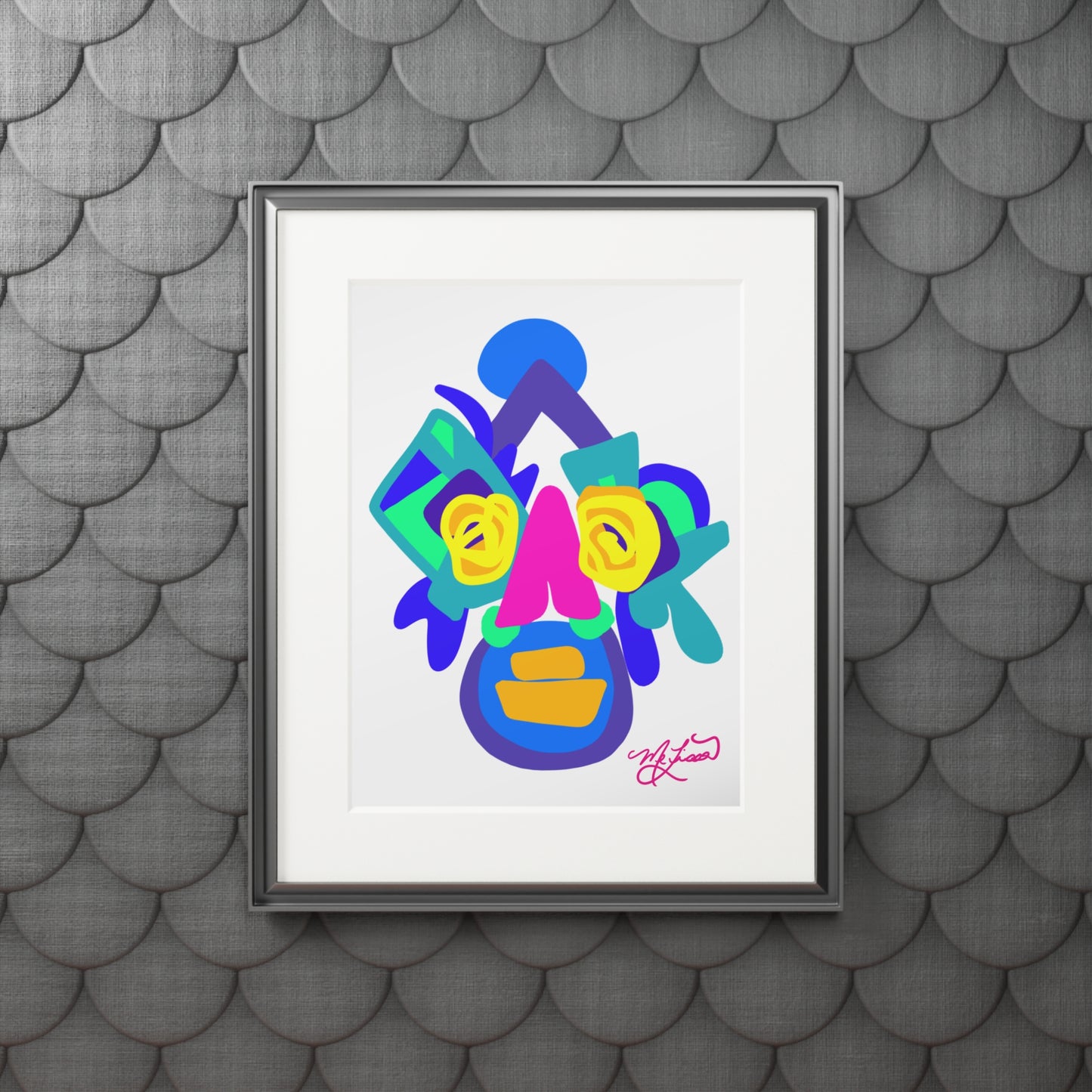 Junkanoo Jefe (Tropical)- Fine Art Prints (Passepartout Paper Frame)