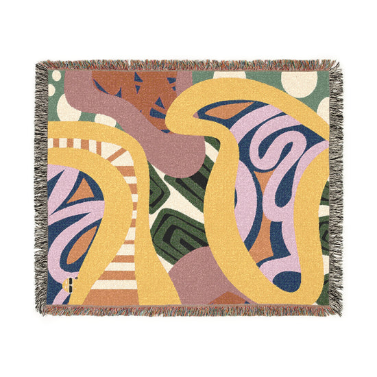 Abeille Creations - Zuri Design Woven Blanket