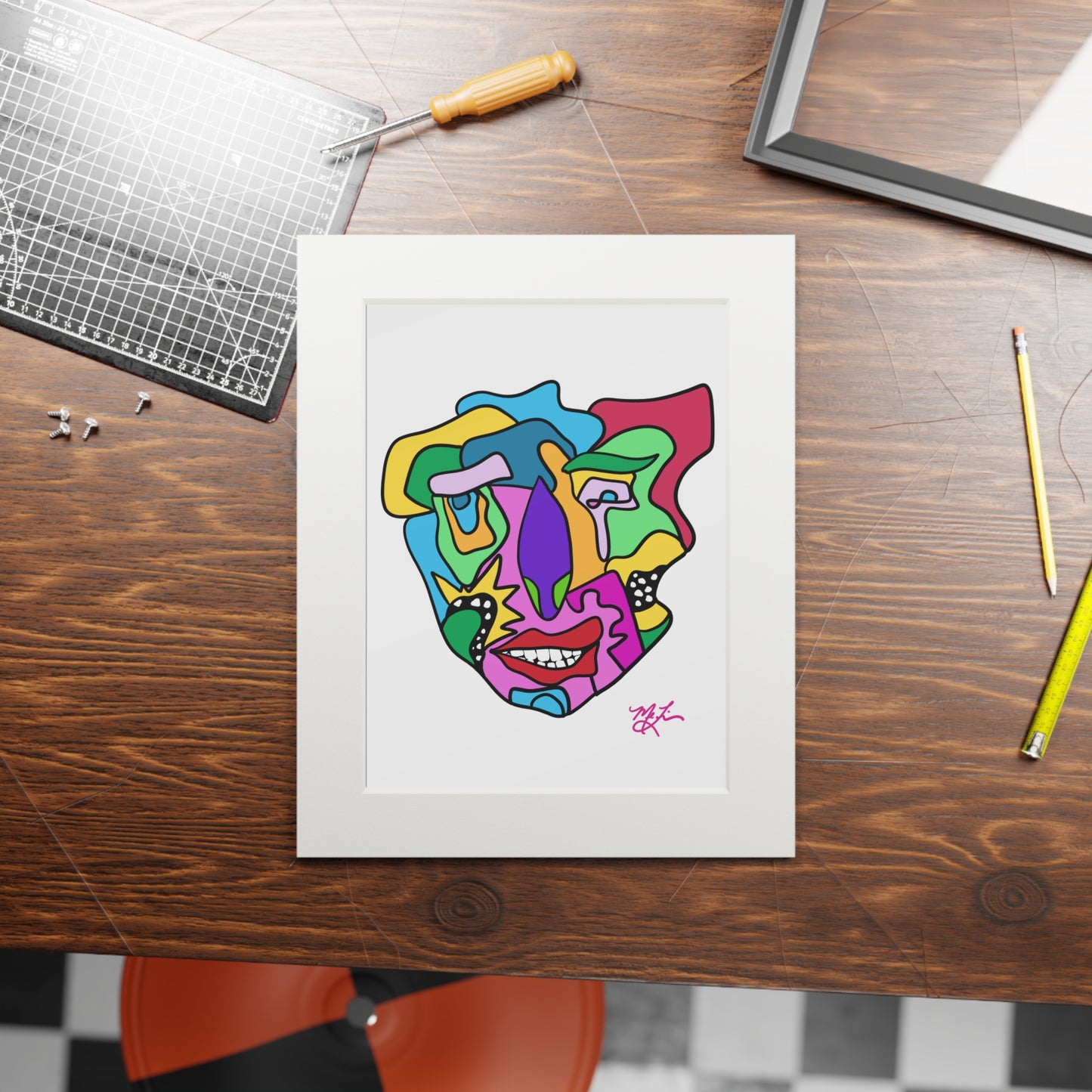 Franko- Fine Art Prints (Passepartout Paper Frame)