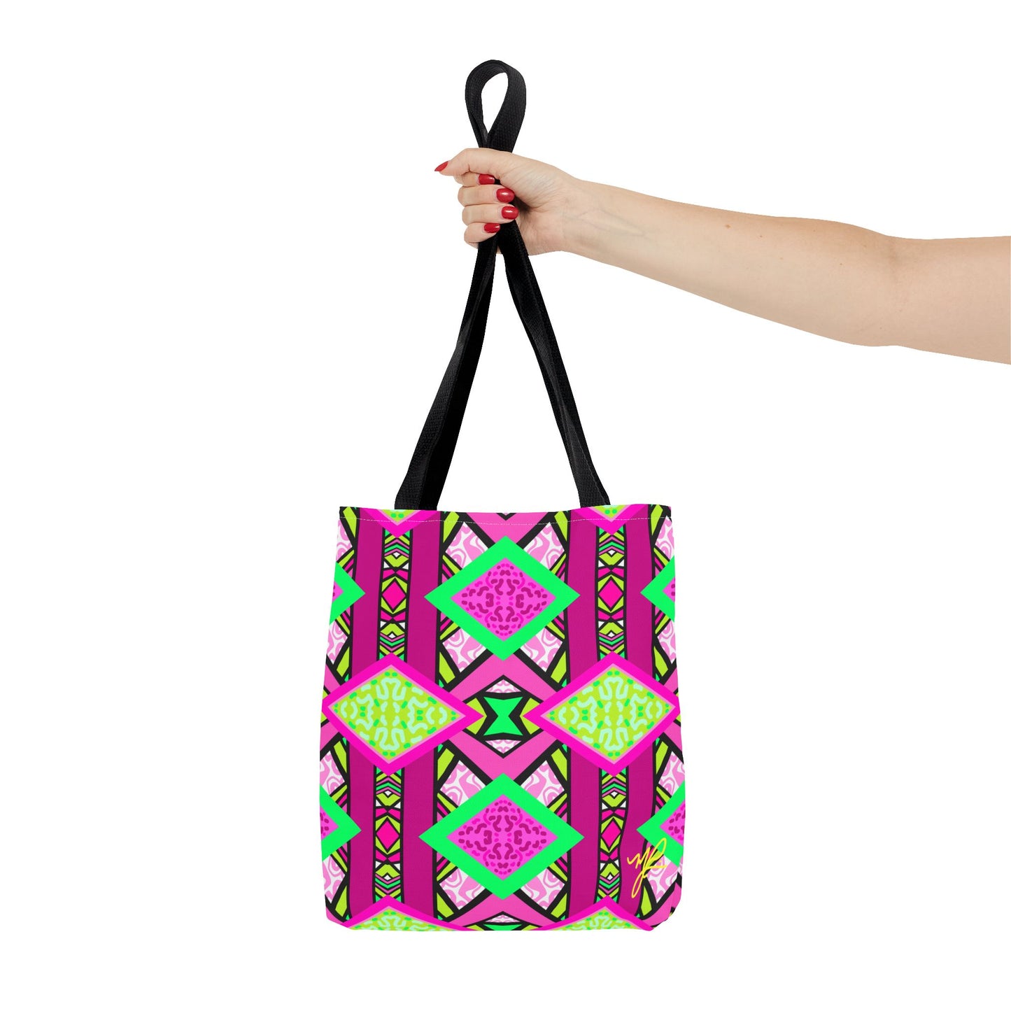 R-ALI (Pink Pow  Design)- Tote Bag (NEW)