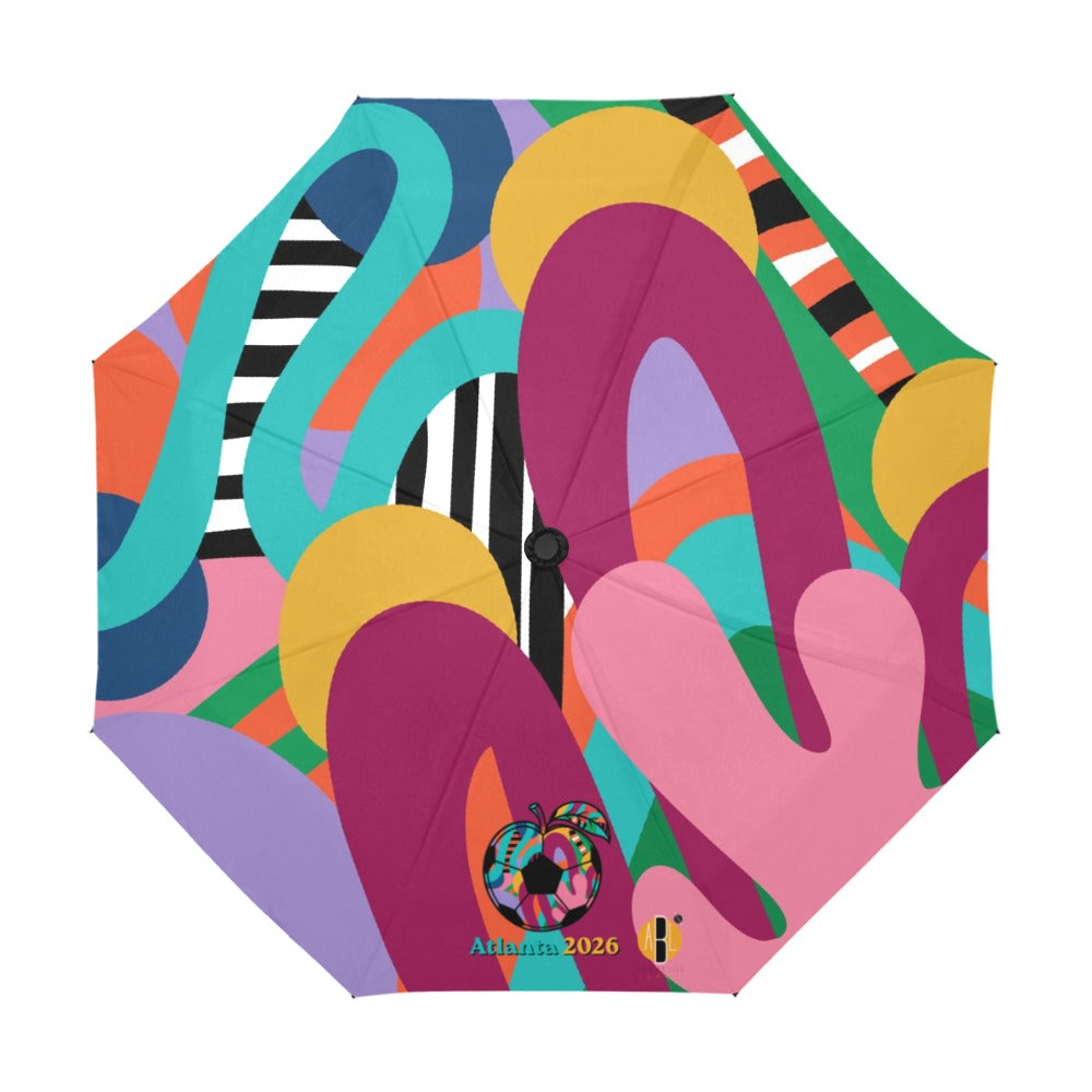 ATL Peachwave Automatic Folding Umbrella