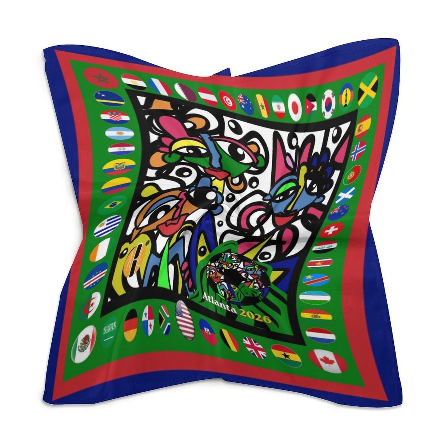 ATL Global Groove Satin Scarf