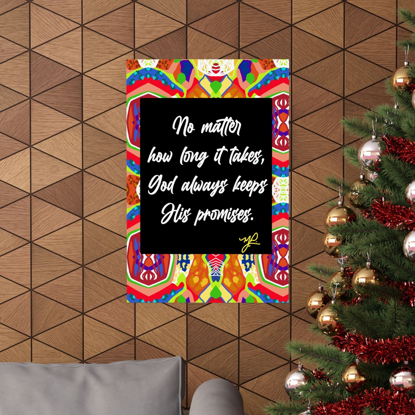 "No Matter How Long" (ORG) - Premium Matte Vertical Poster