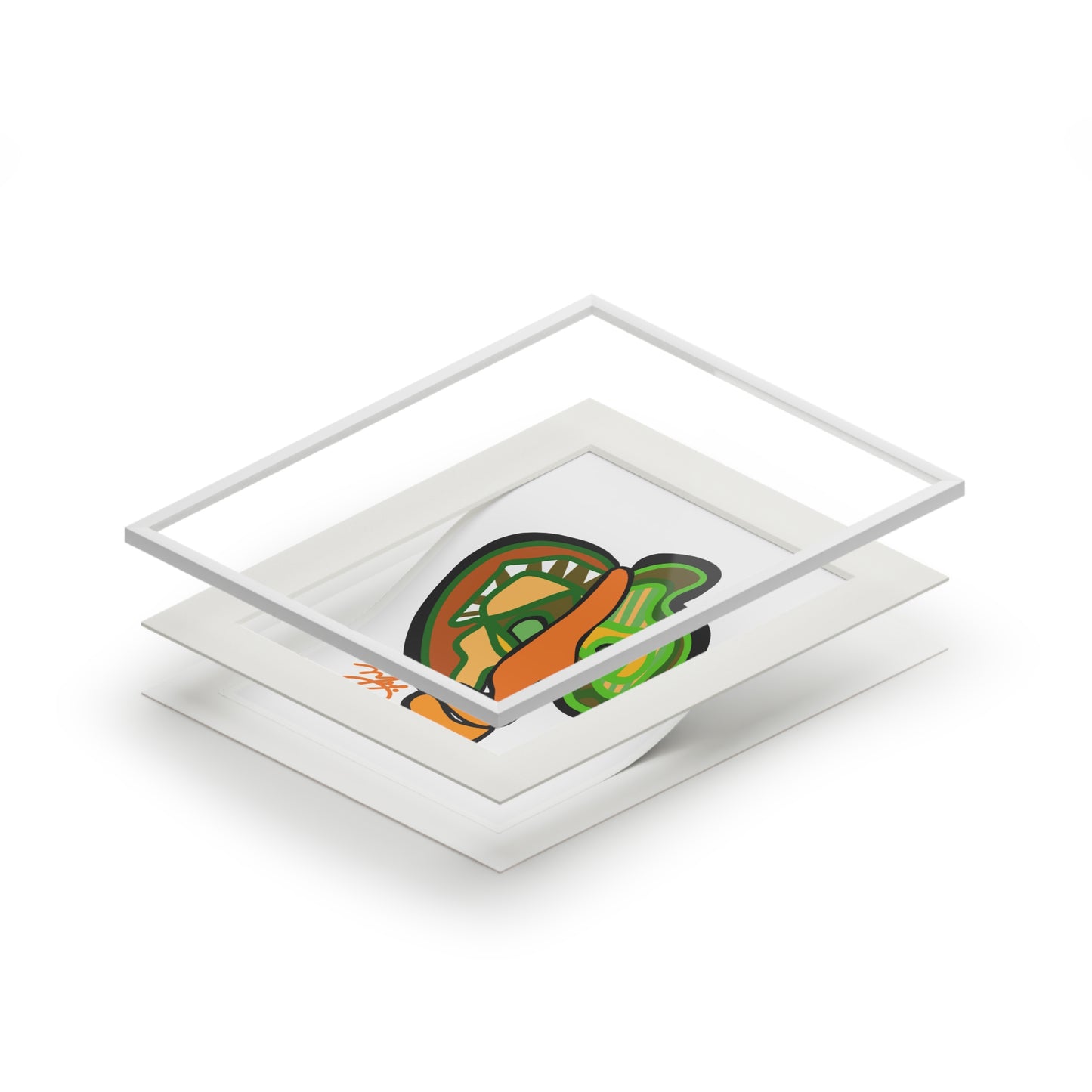 Orenthal- Fine Art Prints (Passepartout Paper Frame)