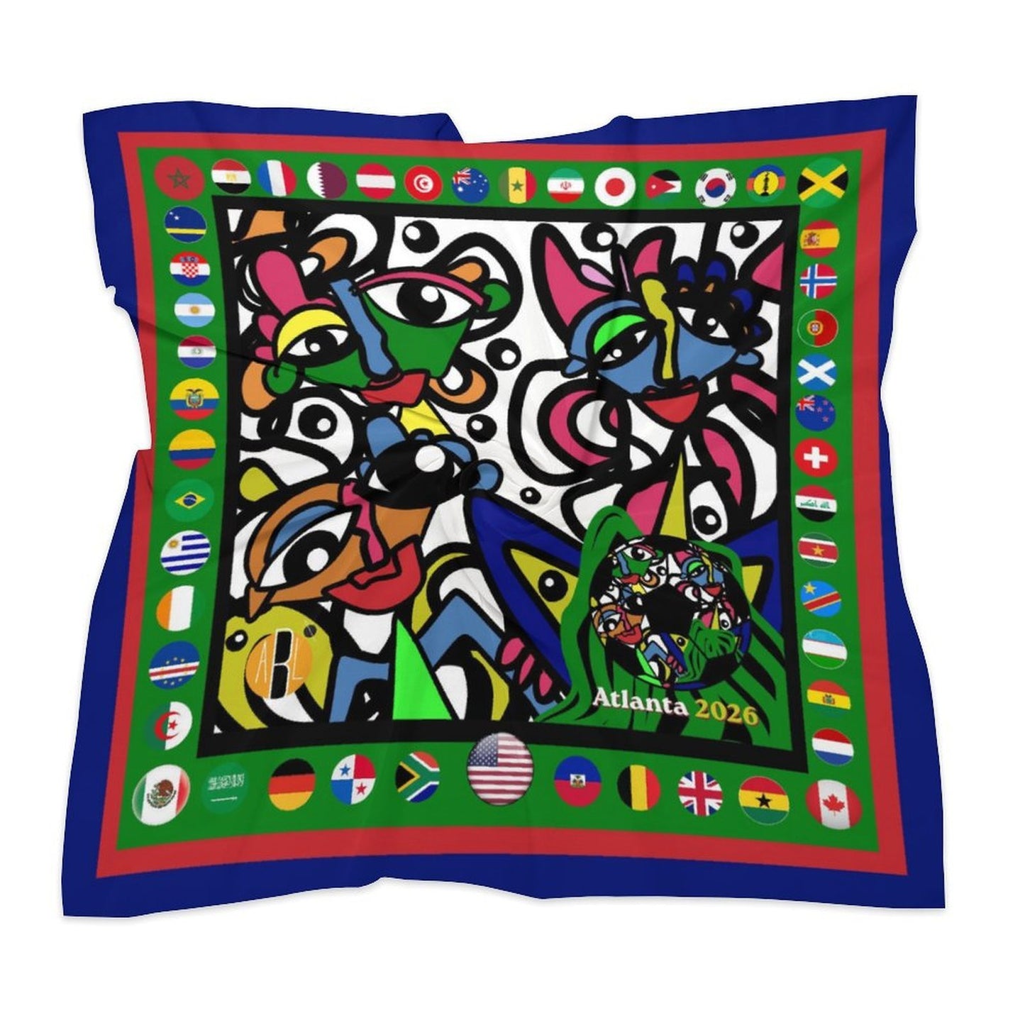 ATL Global Groove Satin Scarf