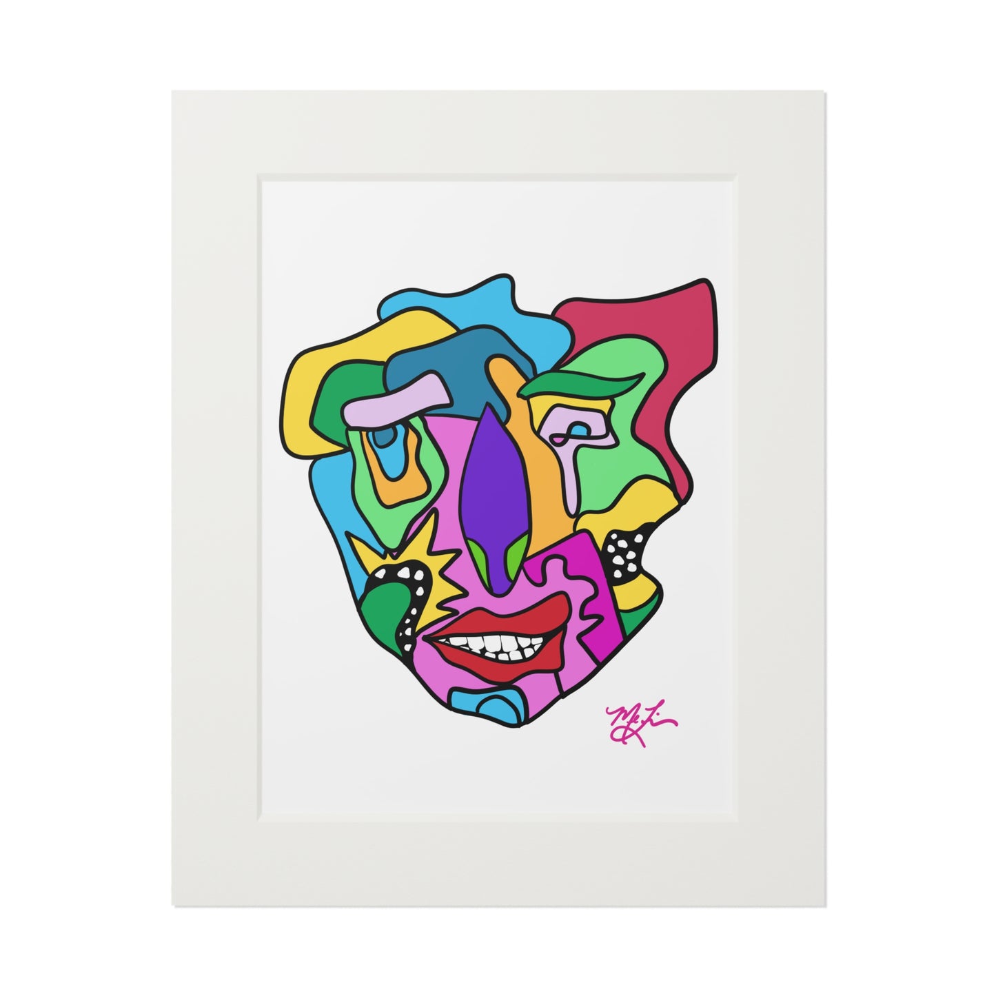 Franko- Fine Art Prints (Passepartout Paper Frame)