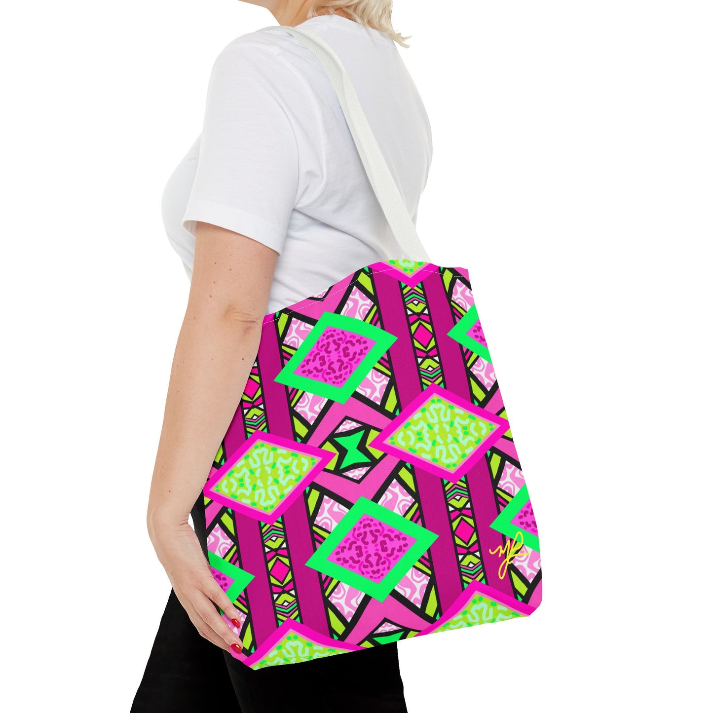 R-ALI (Pink Pow  Design)- Tote Bag (NEW)