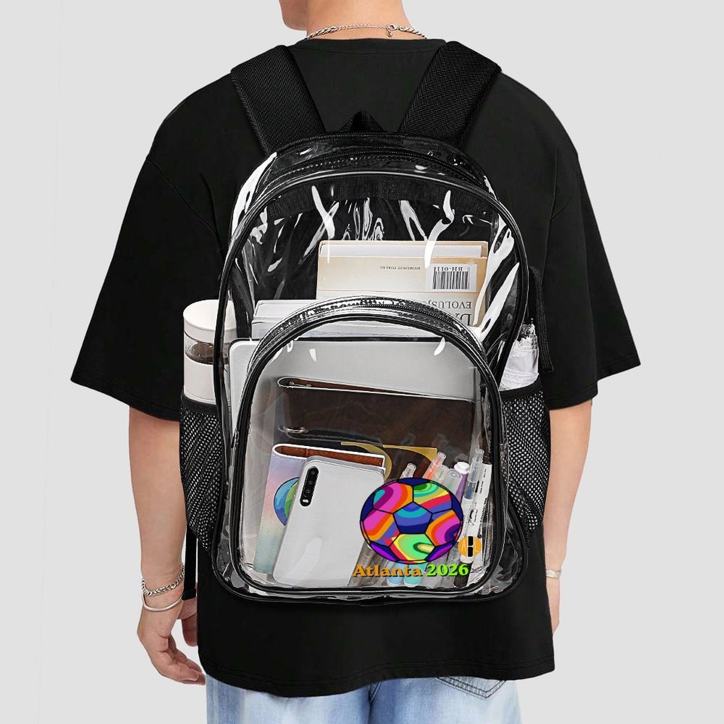 ATL Varsity Wave -Clear Stadium Backpack