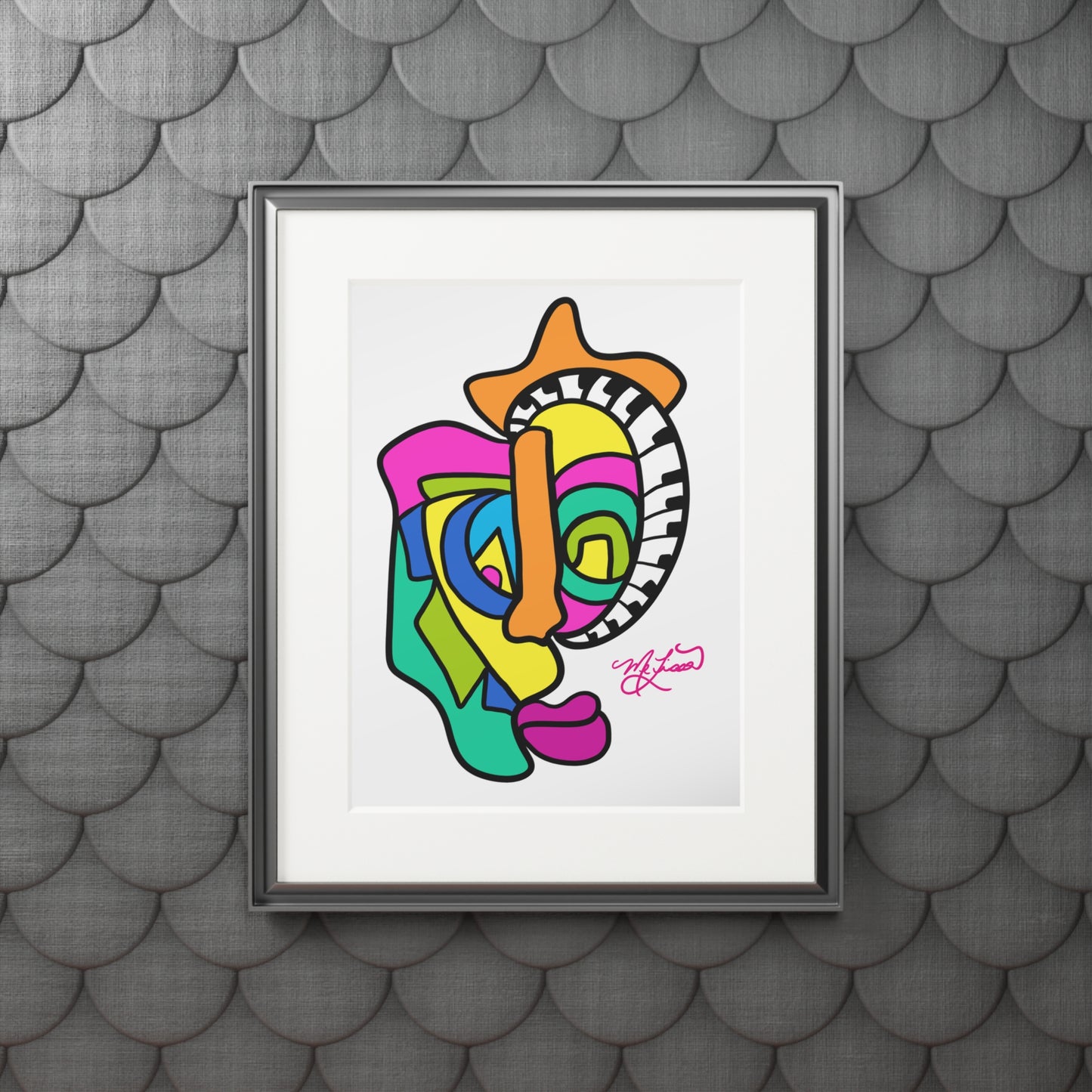 Sekou- Fine Art Prints (Passepartout Paper Frame)