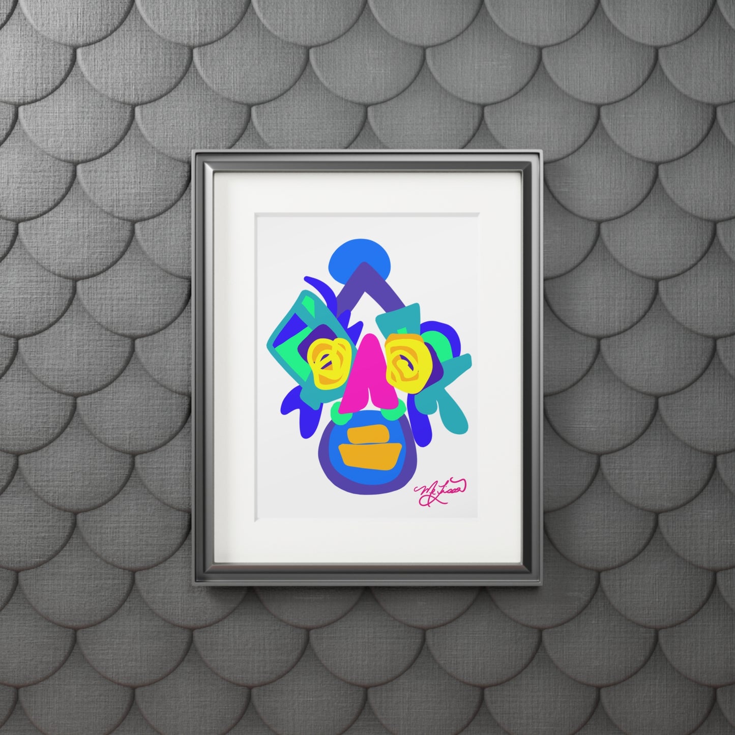 Junkanoo Jefe (Tropical)- Fine Art Prints (Passepartout Paper Frame)