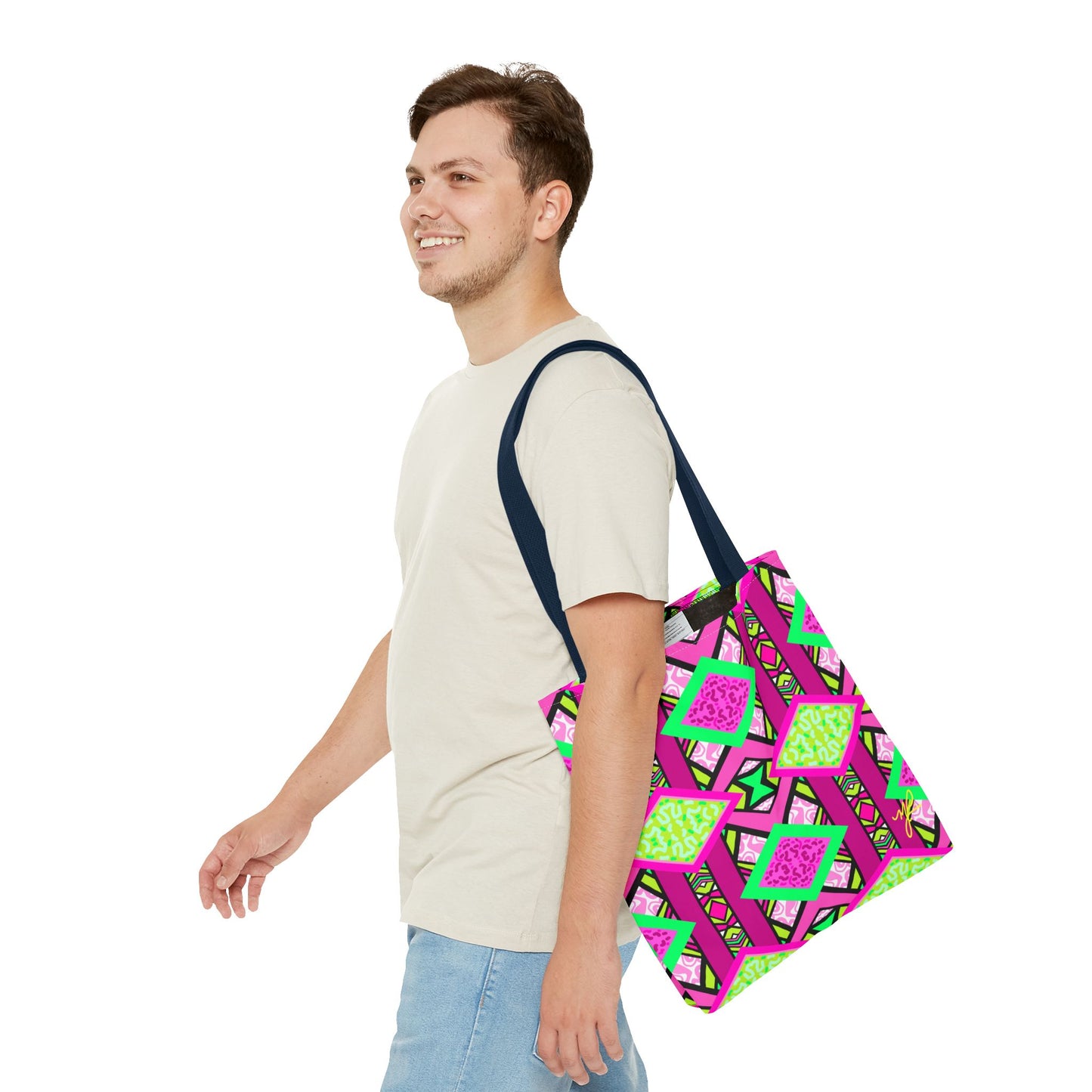 R-ALI (Pink Pow  Design)- Tote Bag (NEW)