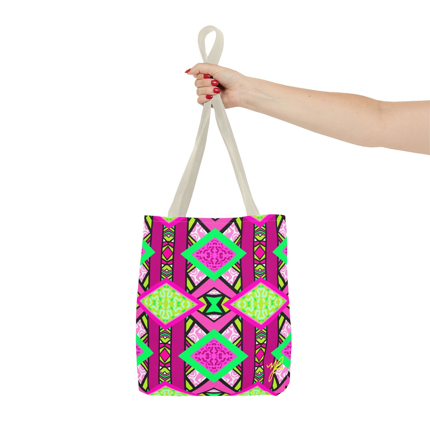 R-ALI (Pink Pow  Design)- Tote Bag (NEW)