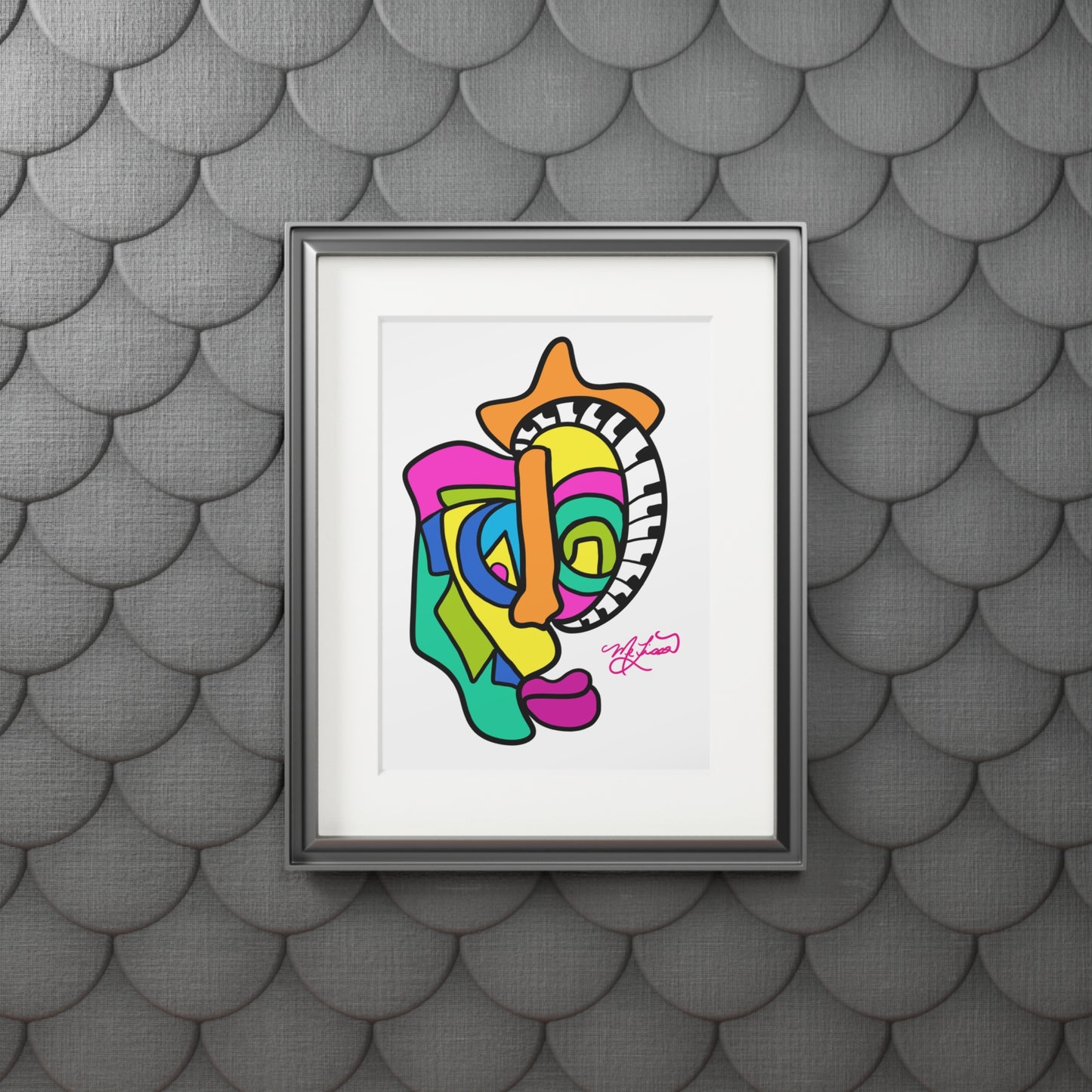 Sekou- Fine Art Prints (Passepartout Paper Frame)