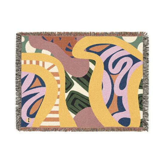 Abeille Creations - Zuri Design Woven Blanket