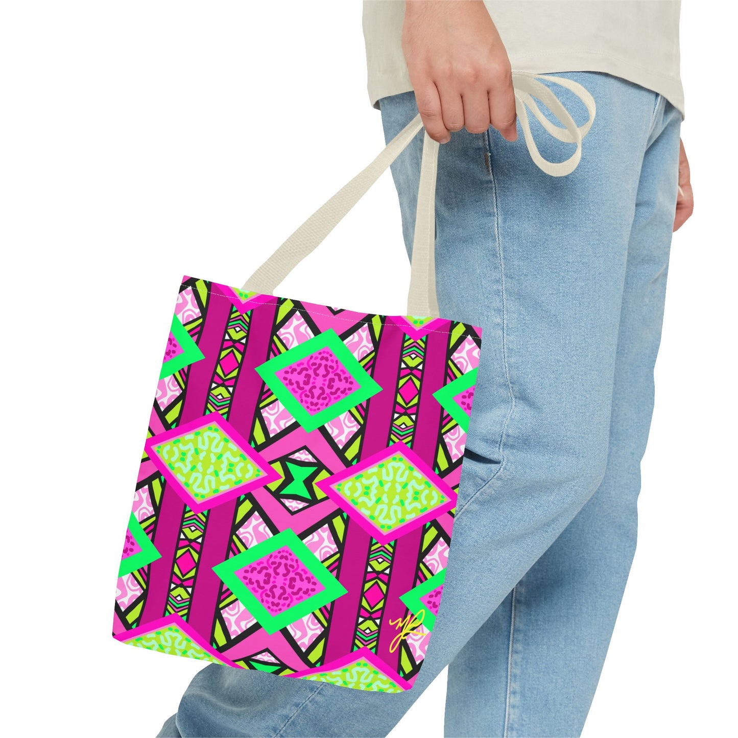 R-ALI (Pink Pow  Design)- Tote Bag (NEW)