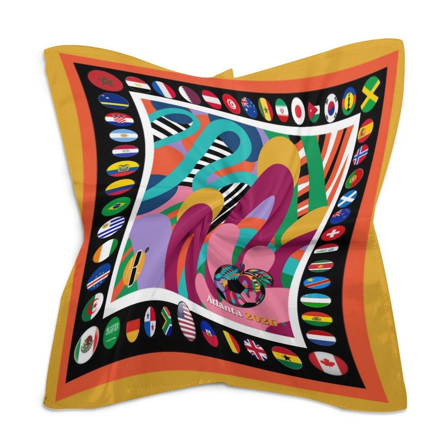 ATL Peachwave Satin Scarf