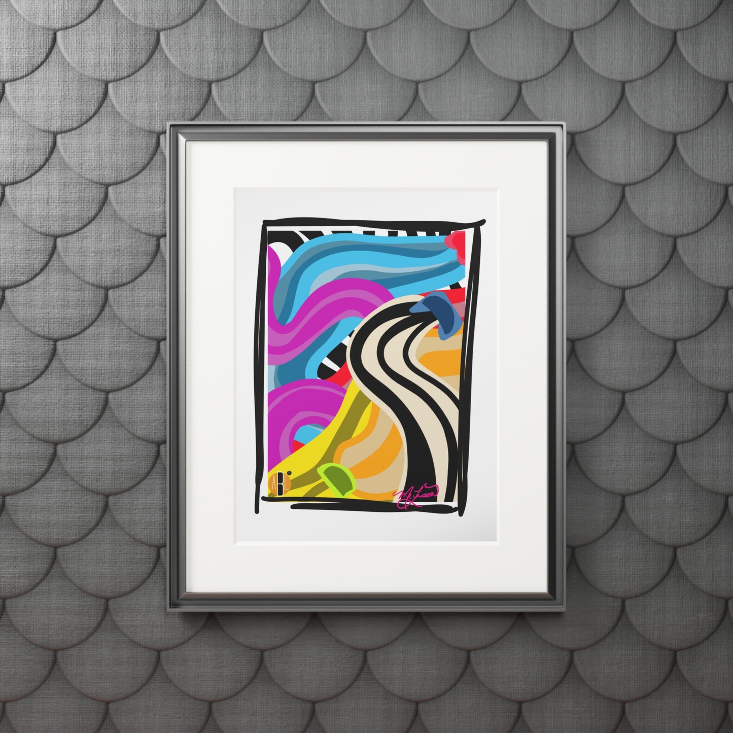 Semaki- Fine Art Prints (Passepartout Paper Frame)