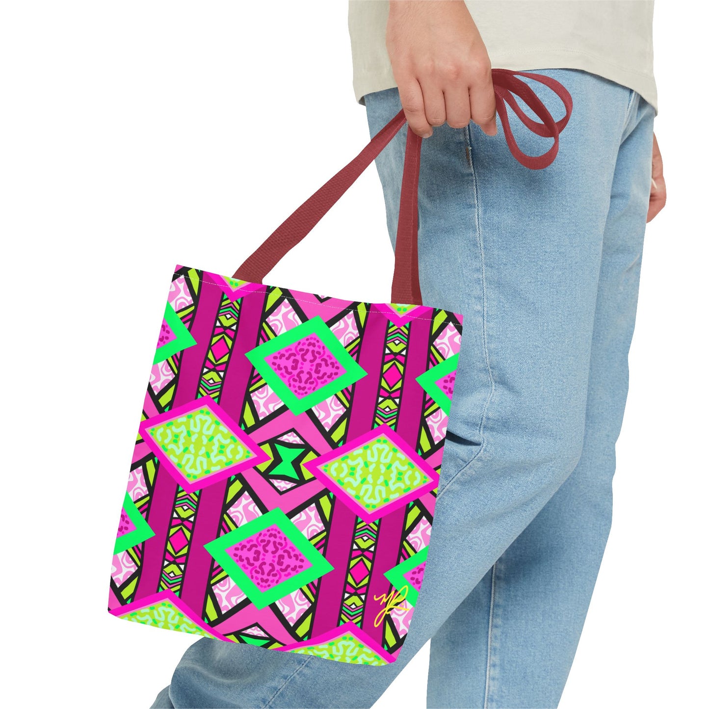 R-ALI (Pink Pow  Design)- Tote Bag (NEW)