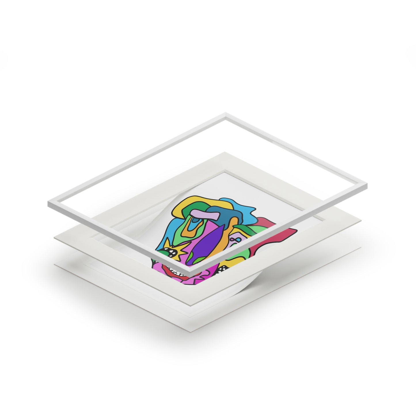 Franko- Fine Art Prints (Passepartout Paper Frame)