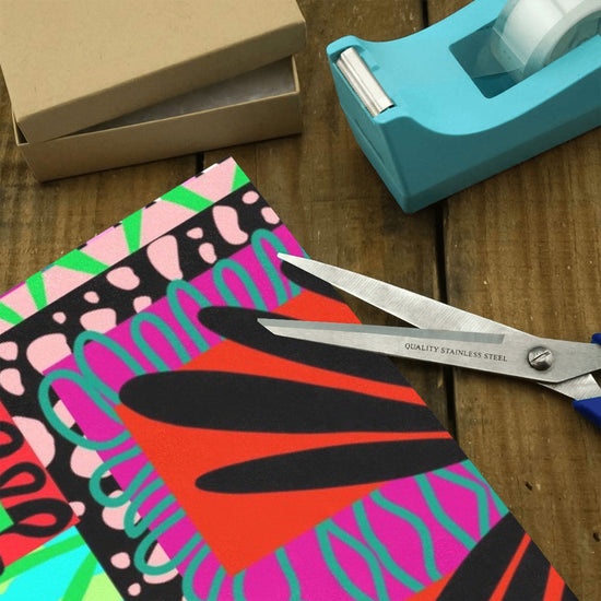 Holiday Adinkra Gift Wrapping Paper - 58"x 23" (1 Roll)