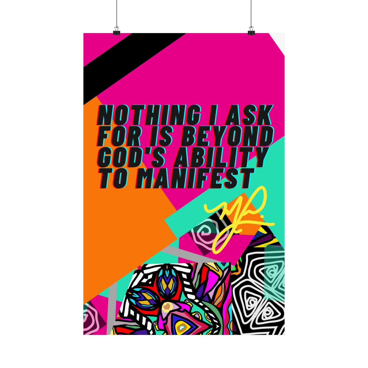 "Nothing I Ask For" - Premium Matte Vertical Poster