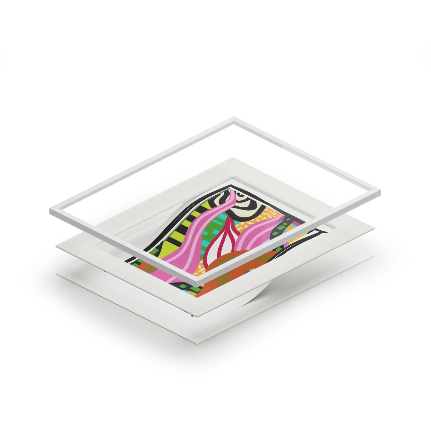 Lenani- Fine Art Prints (Passepartout Paper Frame)