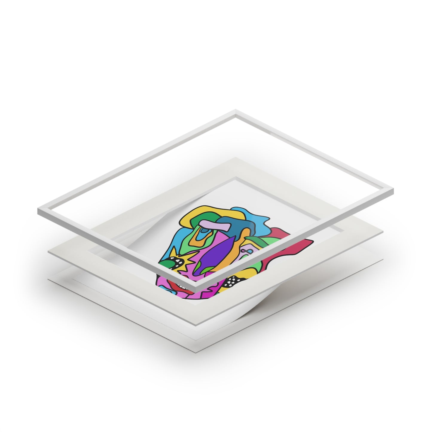 Franko- Fine Art Prints (Passepartout Paper Frame)