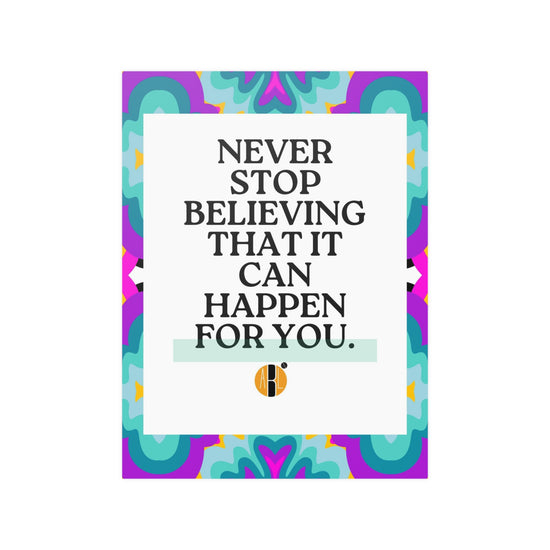 ABL Inspirational Poster: " Never Stop..."