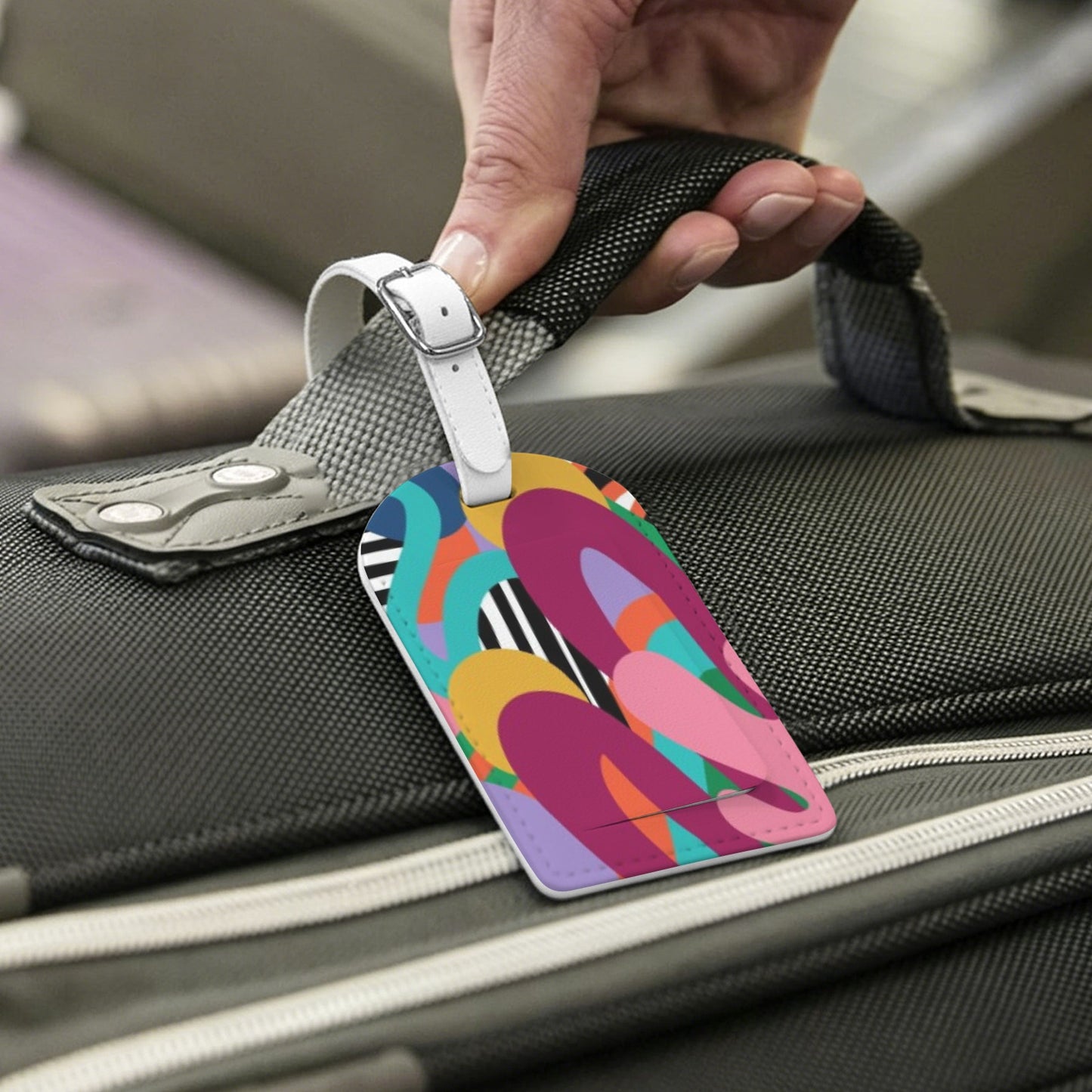 ATL Peachwave Leather Luggage Tag (One Per Order)
