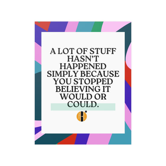 ABL Inspirational Poster: " A lot of stuff...."