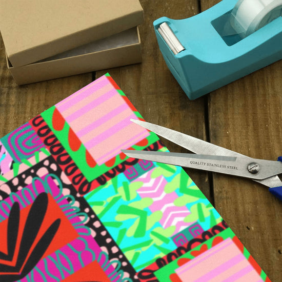 Holiday Adinkra Gift Wrapping Paper - 58"x 23" (3 Rolls)