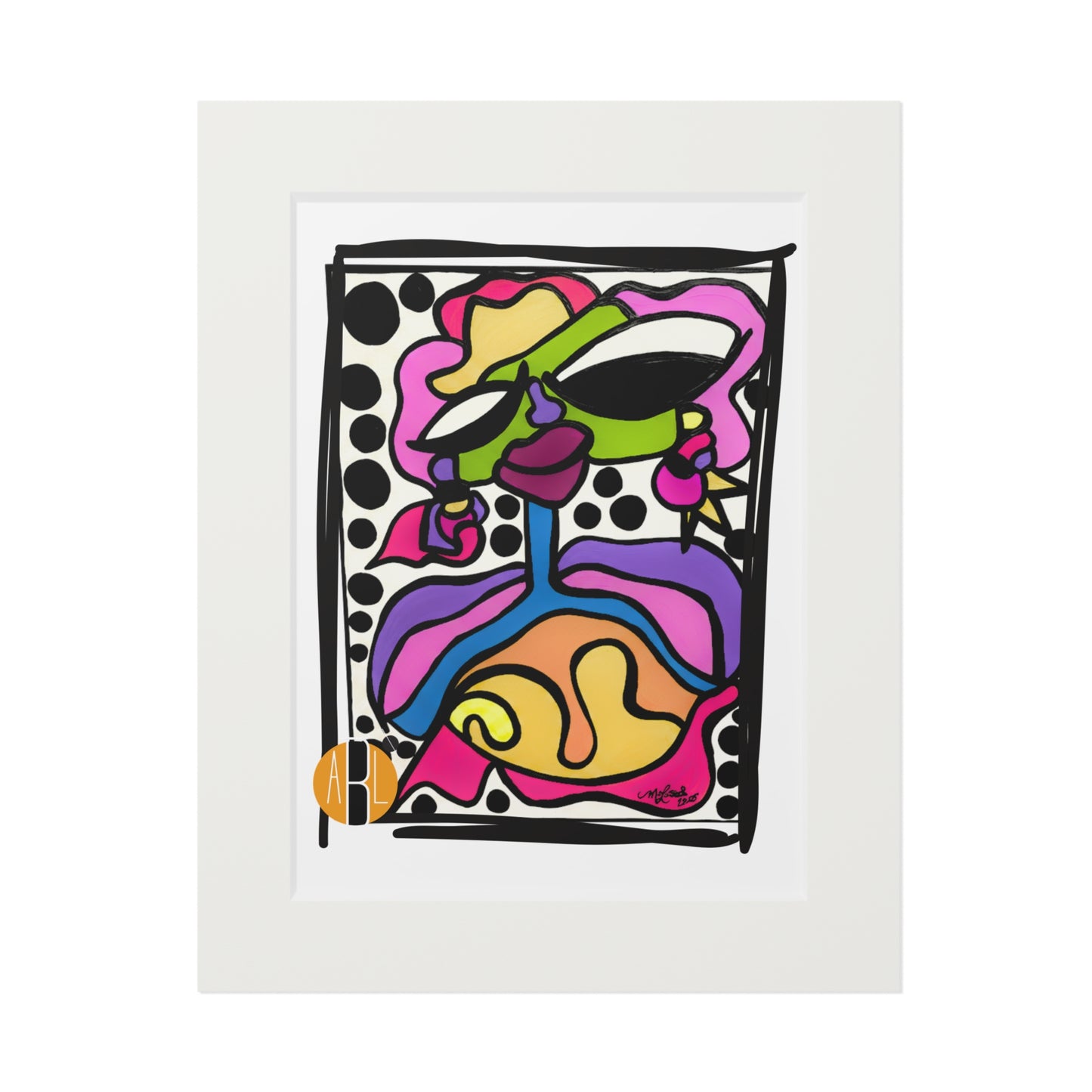 Nuru- Fine Art Prints (Passepartout Paper Frame)