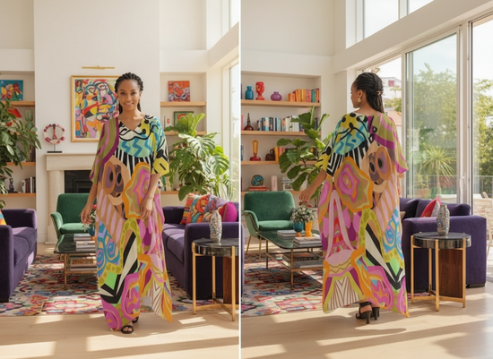 Essence of Abeille Design – Elevated MuMu Faux Silk Kaftan