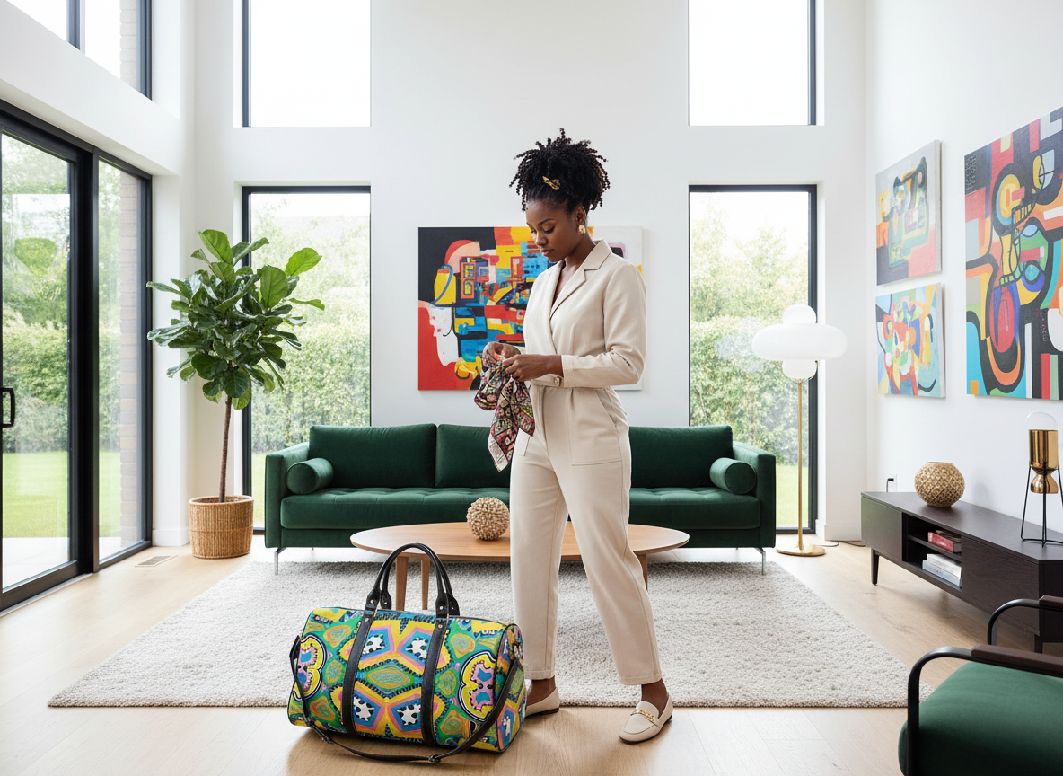 ABEILLE CREATIONS- Kazi Duffle Bag