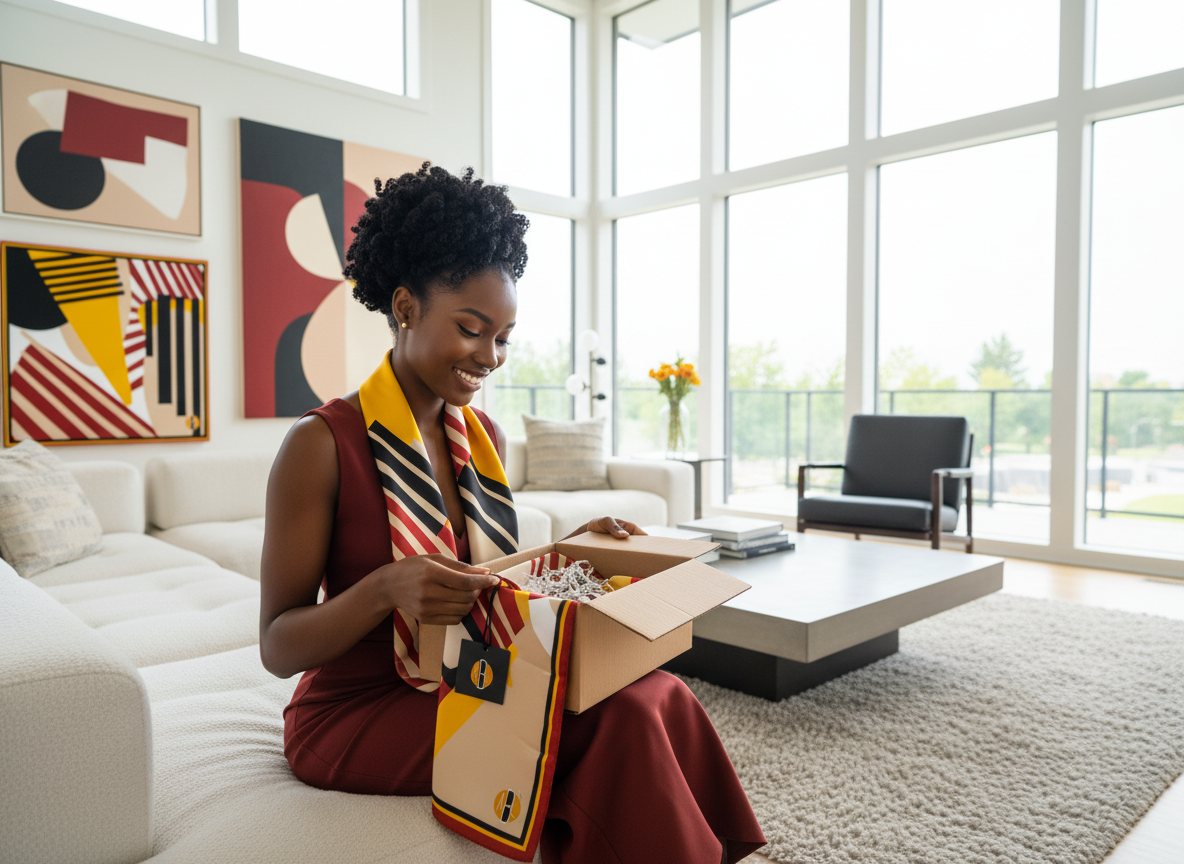 ABEILLE CREATIONS-Kemi Design (Silky Scarf)