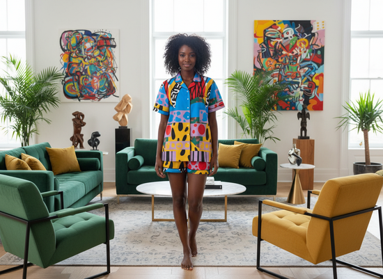 Makena Design- Women’s Silky Shorts Pajama Set