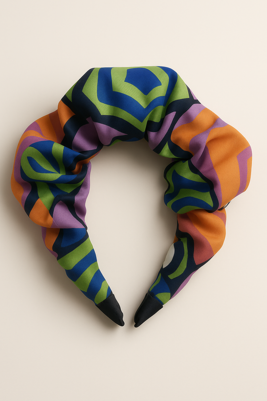 ABEILLE CREATIONS- Pink Poppy- ABL Headwrap Headband