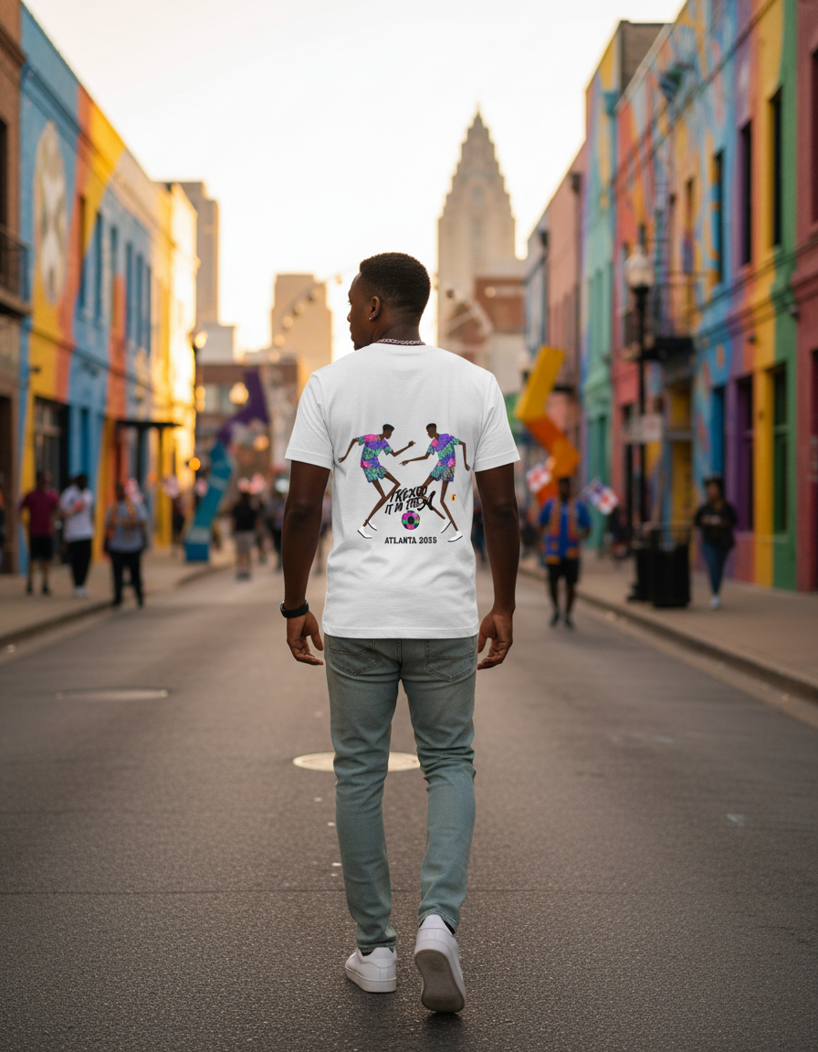 Kicked It In the A ( ATL Ponce Pop)- Vintage Tee (White)