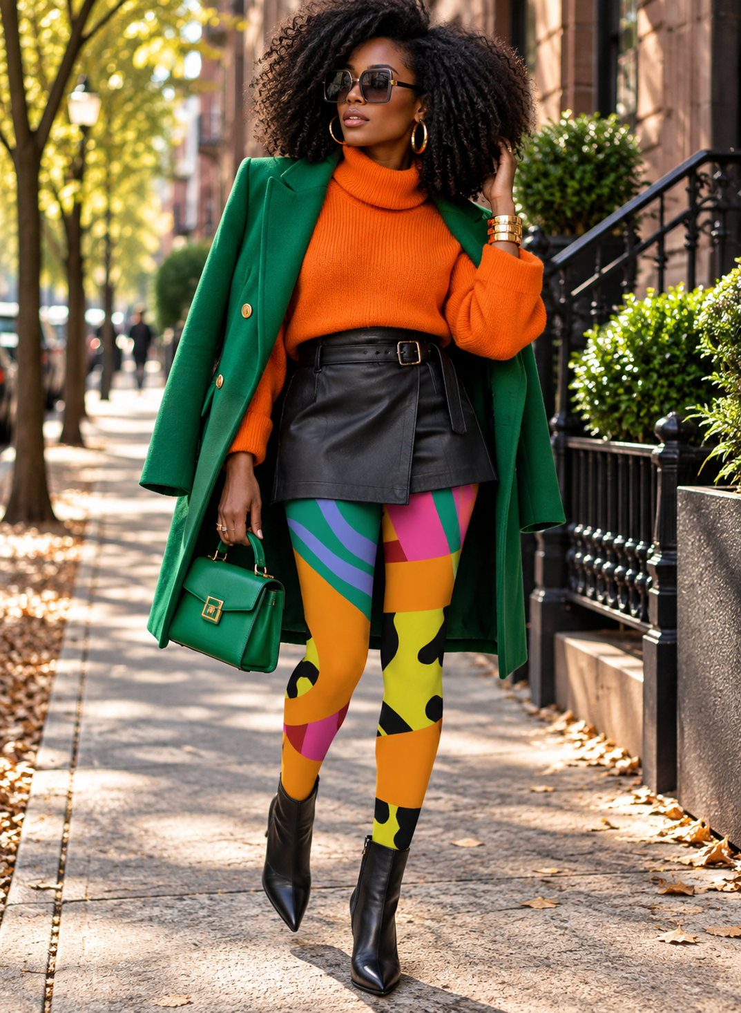 Rangi Design- Women’s High-Stretch Art Tights