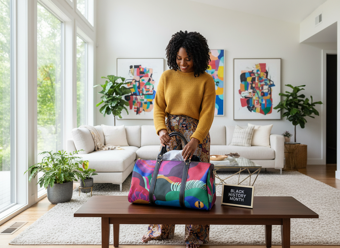 ABEILLE CREATIONS- Sadiya Duffle Bag