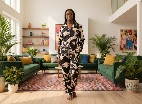 Zola Design-Women's Silky Pajama Set