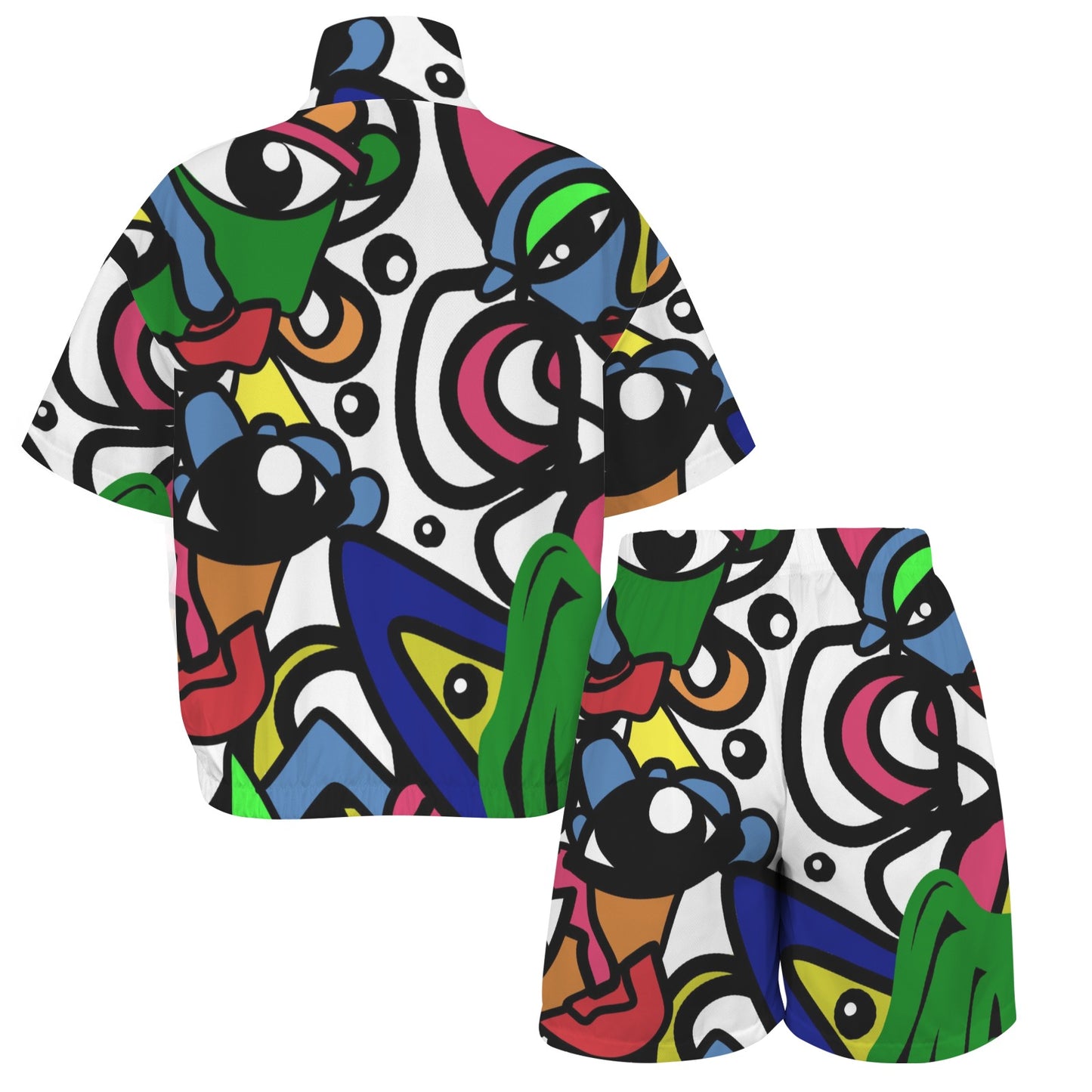 ATL Global Groove Women’s Windbreaker Short Set