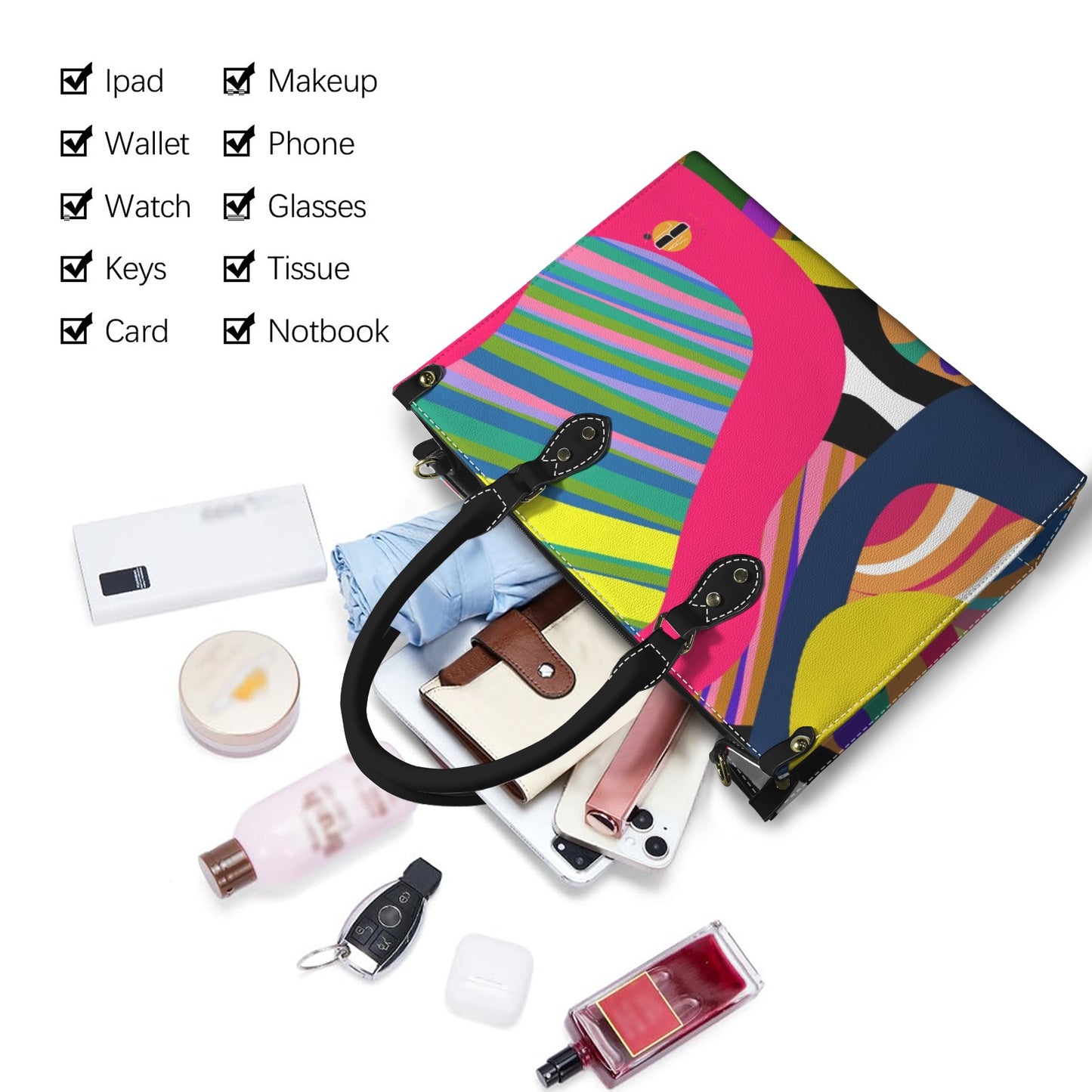 Zanele Design-  Tote Handbag (PU Leather)