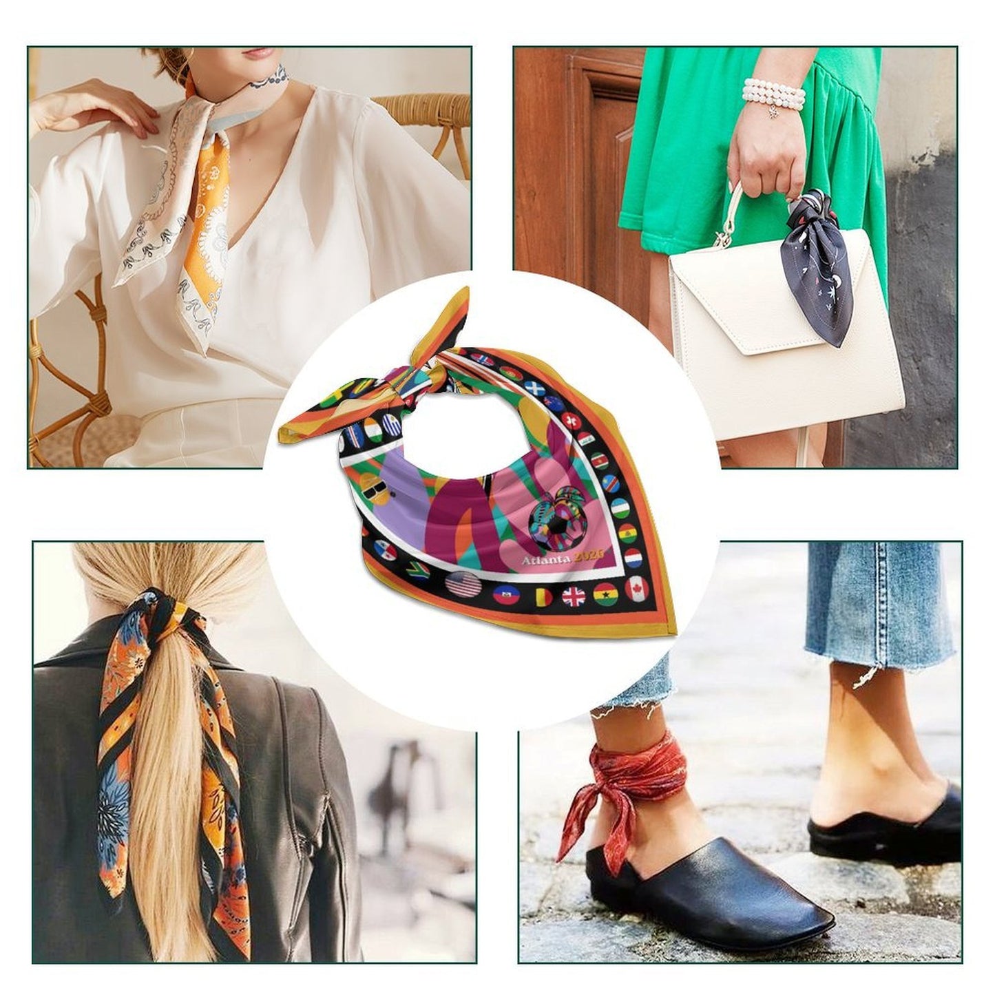 ATL Peachwave Satin Scarf