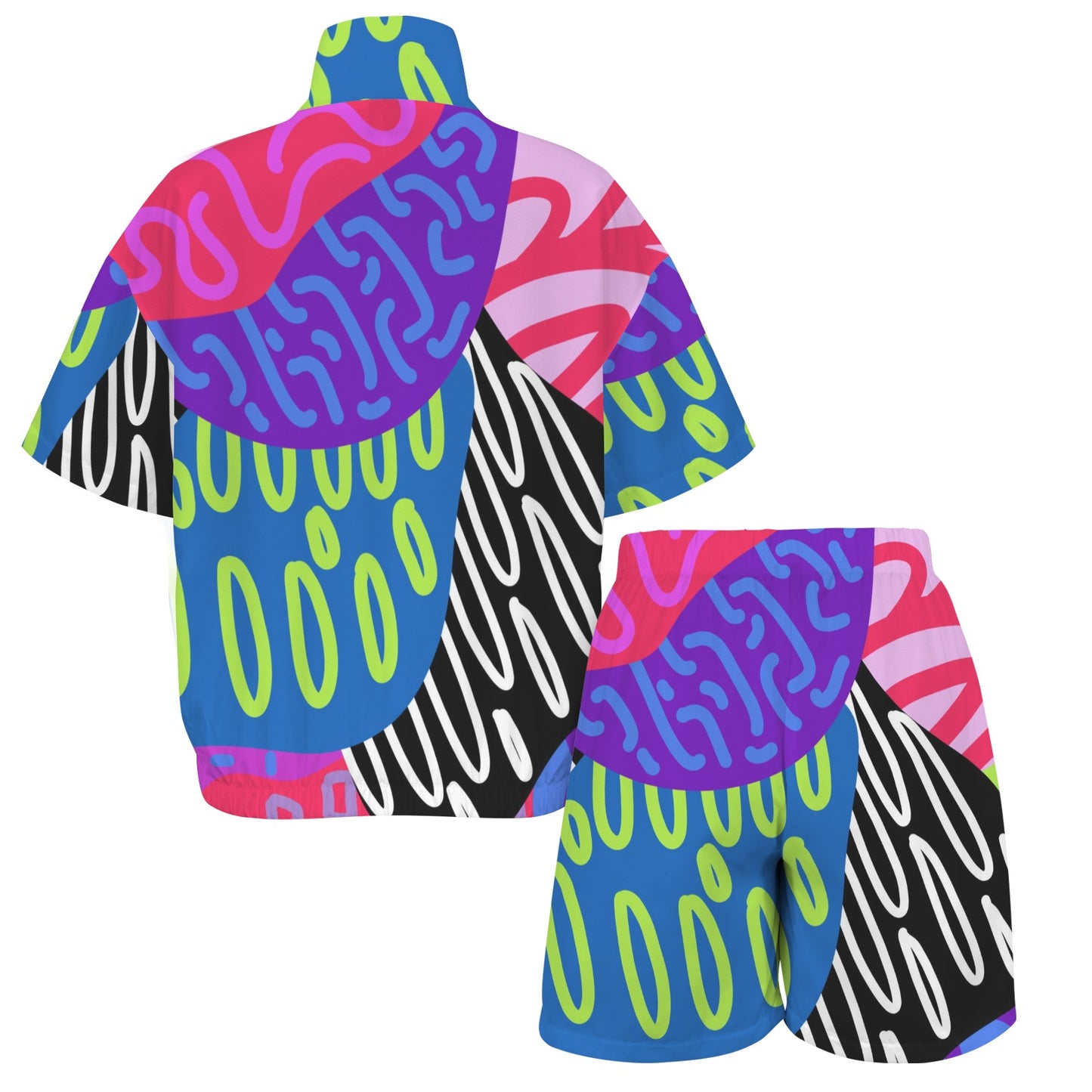 ATL Ponce Pop Women’s Windbreaker Short Set