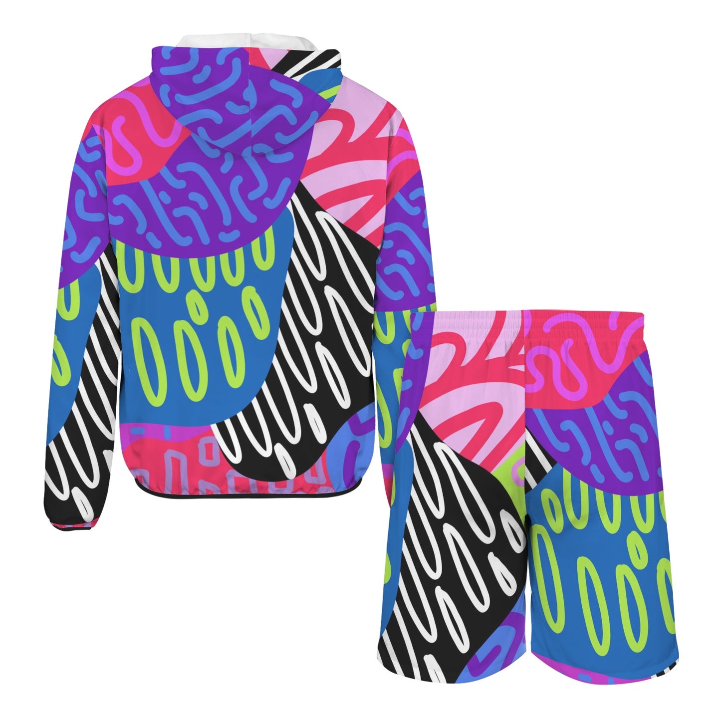 ATL Ponce Pop Men’s Lightweight Sun Hoodie & Shorts Set